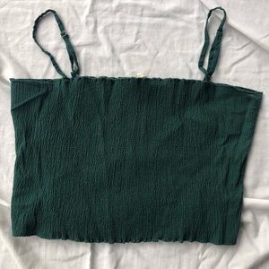 PacSun (LA Hearts) emerald green cropped tank top